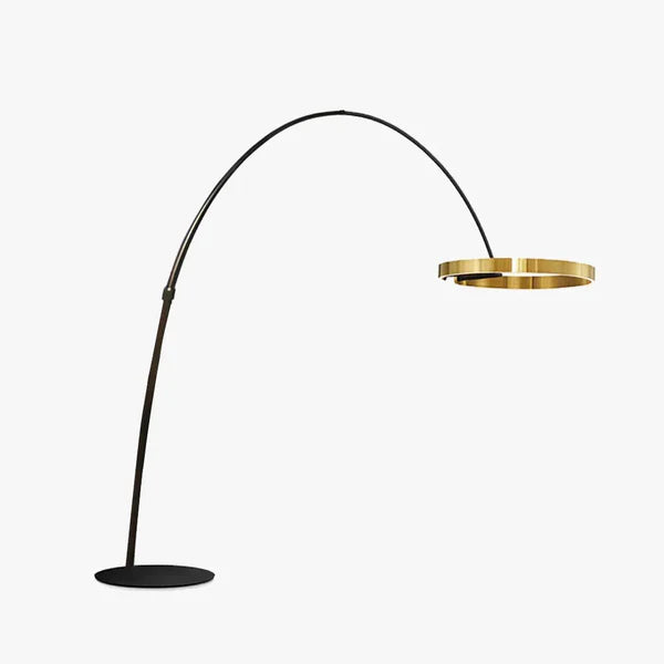 Minimalistisch Stehleuchte LED Metall Schwarz Wohnzimmer