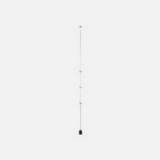 Nordic Stehleuchte LED Linear Gold Metall Wohnzimmer