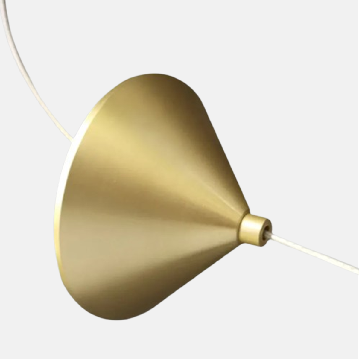 Nordic Stehleuchte LED Linear Gold Metall Wohnzimmer