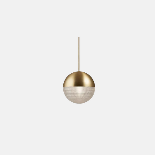 Designer Pendelleuchte Metall/Glas Schwarz/Gold Esszimmer