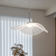 Retro Pendelleuchte Metall Acyl Weiß Esszimmer