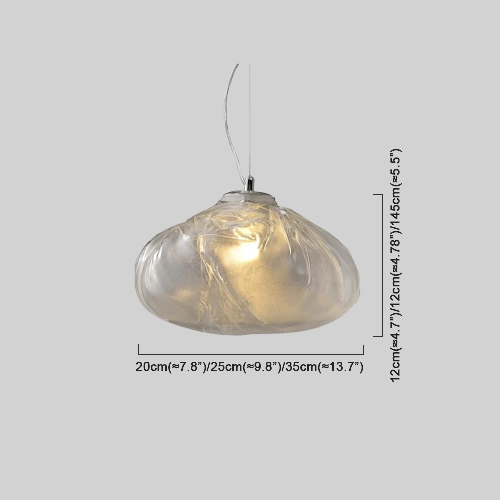 Art Deco Pendelleuchte LED Geometrisch Glas 3 Farben Esszimmer