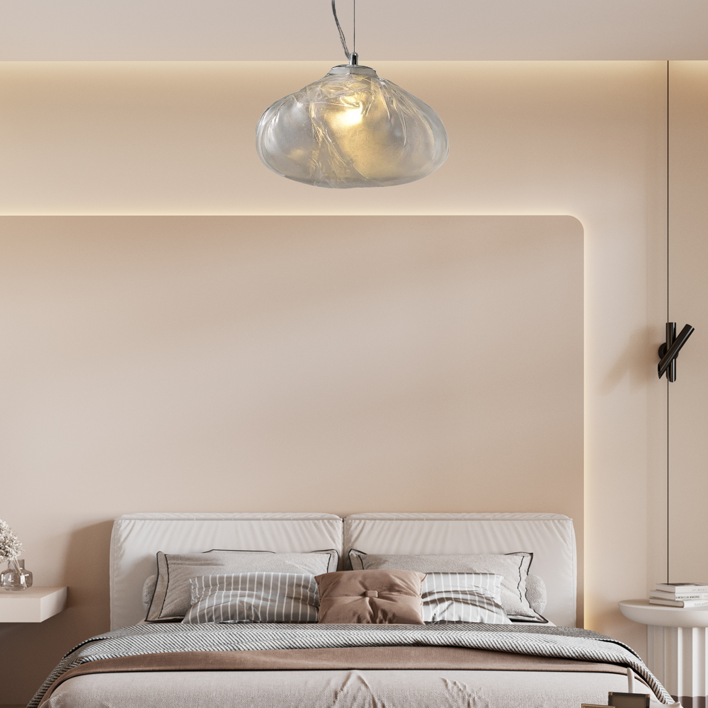 Art Deco Pendelleuchte LED Geometrisch Glas 3 Farben Esszimmer