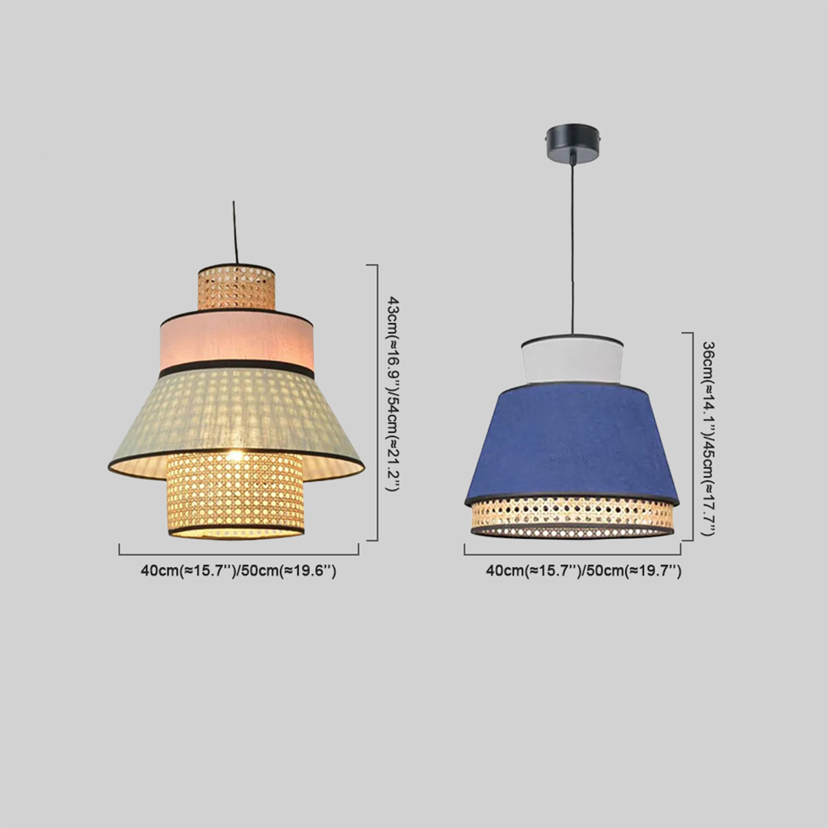 Landhausstil Pendelleuchte LED Laterne Metall Wohnzimmer