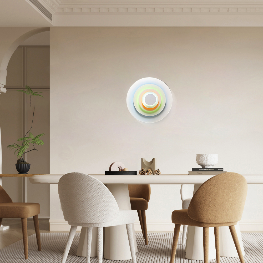 Modern Wandlampe Metall Rosa Wohnzimmer