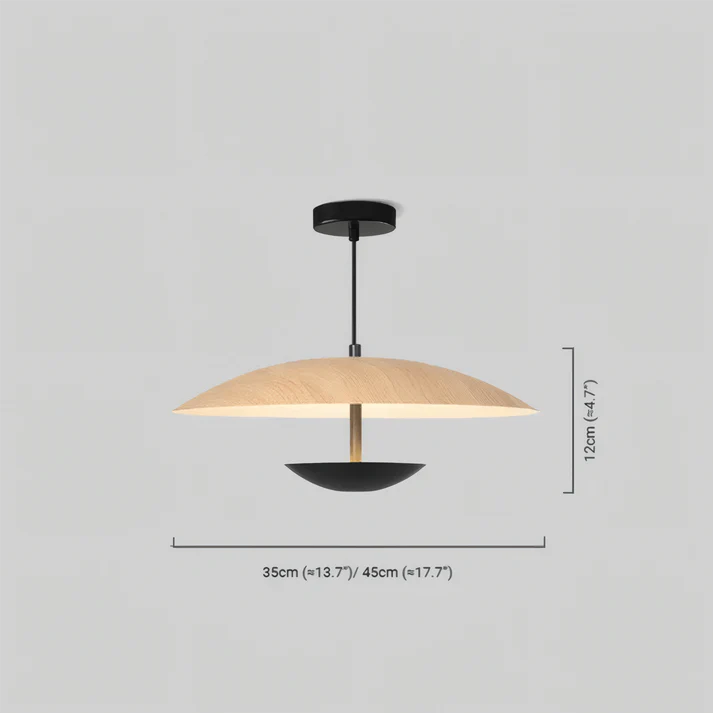 Moderne Pendelleuchten aus Holz für das Esszimmer