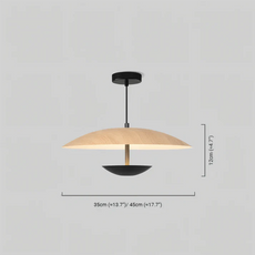 Moderne Pendelleuchten aus Holz für das Esszimmer