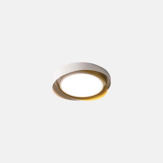 Nordic Decke Licht Schwarz Gold Metall Acryl Runde Wohnzimmer