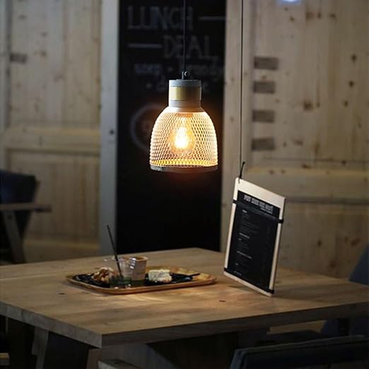 Minimalistisch Pendelleuchte Metall Grau Esszimmer