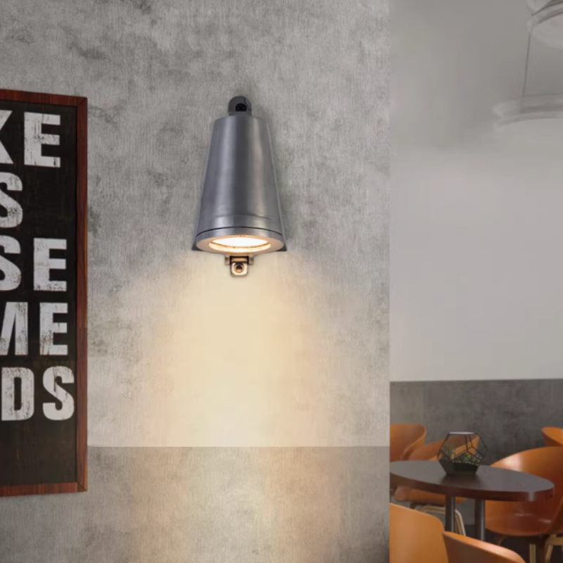 Modern Wandlampe LED Metall Schwarz/Silber Balkon