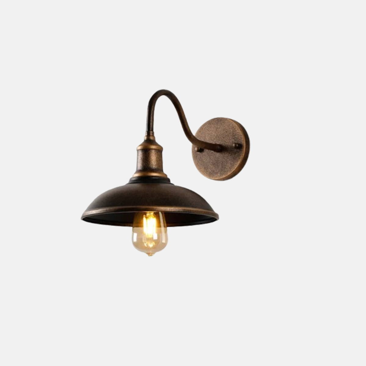 Vintage Außenwandleuchte LED Antikes Messing Metall Außenbereich/Garten