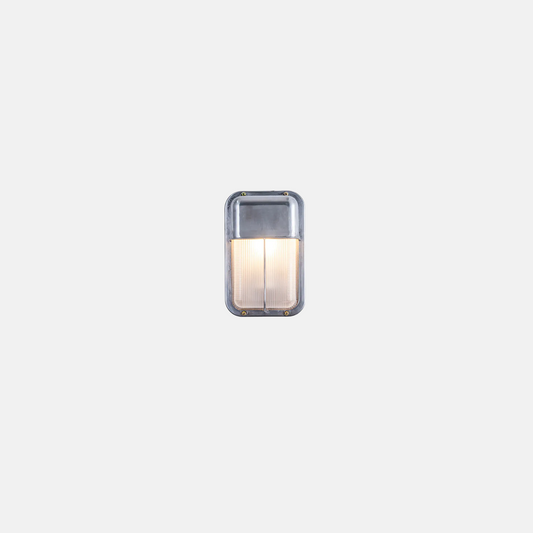 Moderne Wandleuchte LED Silber PC Glas Außen/Garten/Balkon