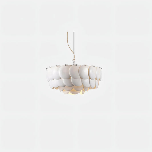 Modern Pendelleuchte Keramik Weiß Wohnzimmer