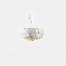 Modern Pendelleuchte Keramik Weiß Wohnzimmer