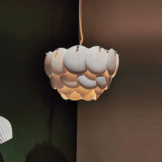 Modern Pendelleuchte Keramik Weiß Wohnzimmer