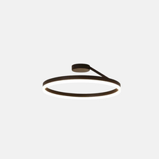 Modern Deckenleuchte LED Ring Schwarz Acryl Esszimmer