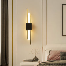Nordic Metall Wandleuchte Schwarz Schlafzimmer