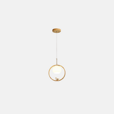 Modern Pendelleuchte Metall/Holz Holzfarbe Schlafzimmer