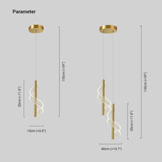 Gold metall-Kronleuchter für Schlafzimmer