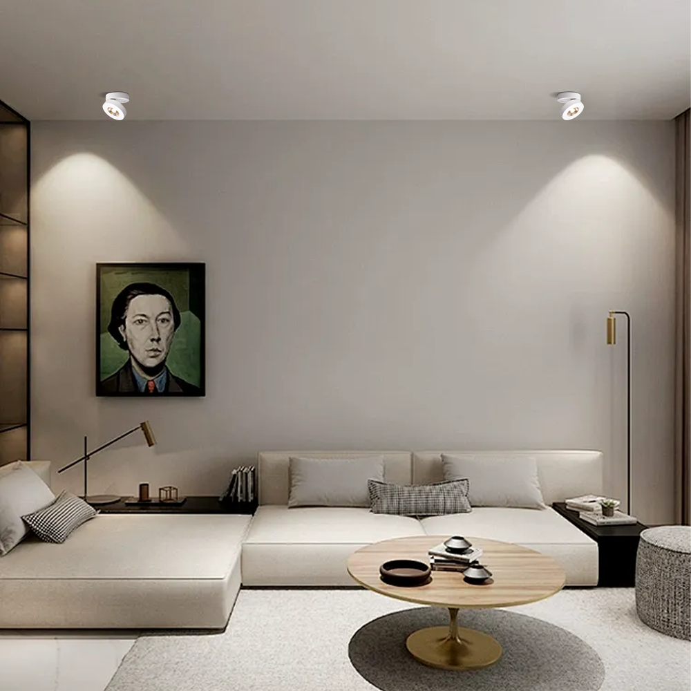 Moderne Deckenleuchte eignet sich für das Wohnzimmer
