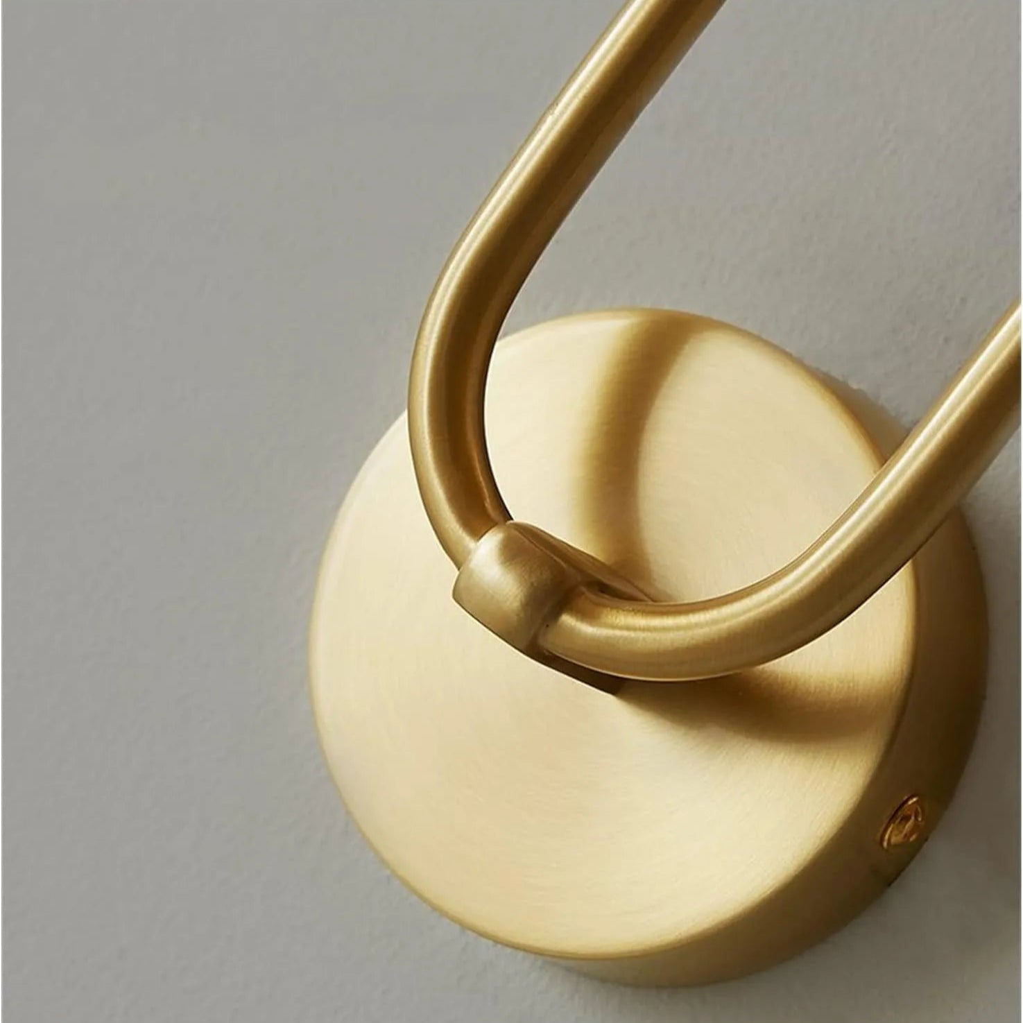 Moderne Wandleuchte LED 2 Flammig Gold Metall Schlaf/Wohnzimmer