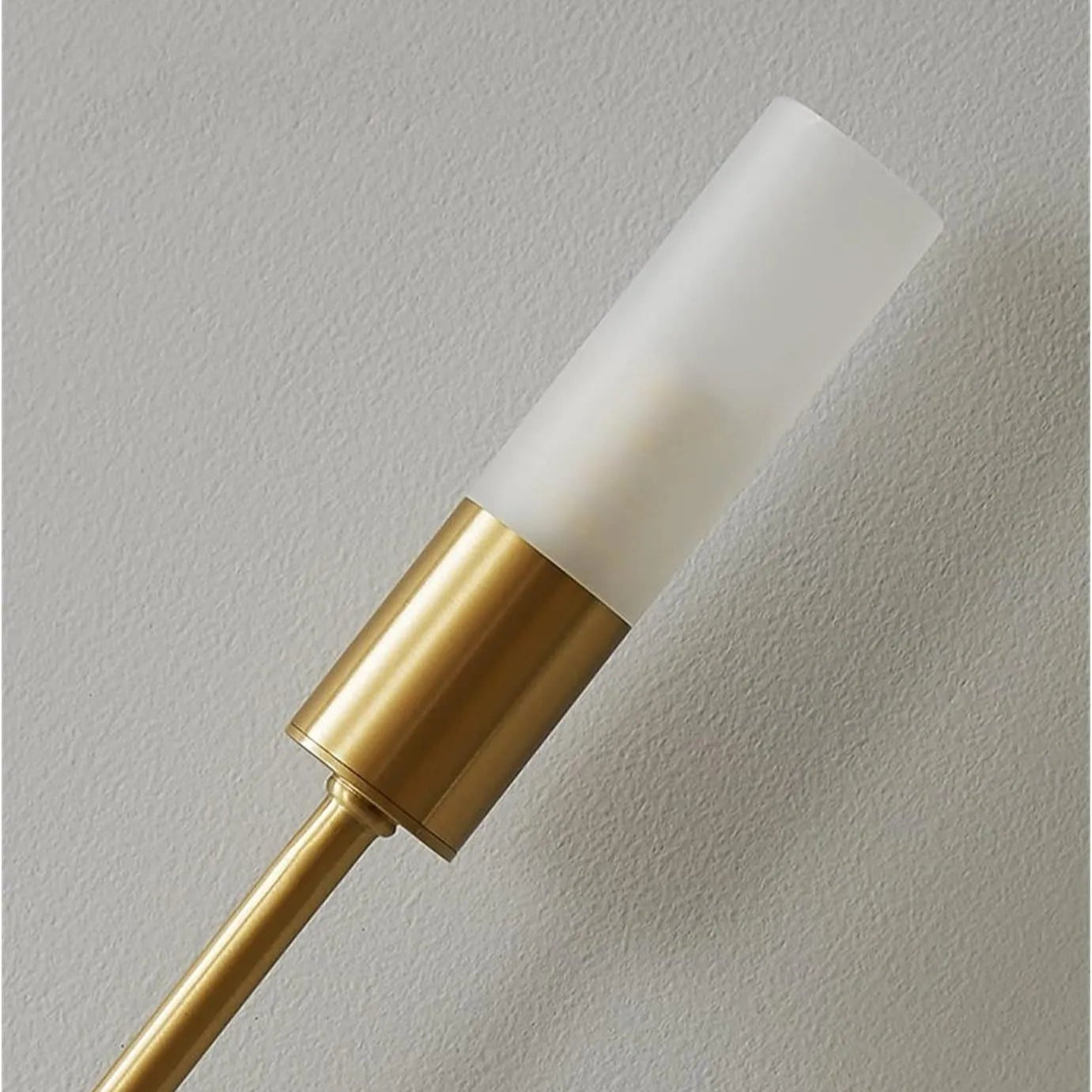 Moderne Wandleuchte LED 2 Flammig Gold Metall Schlaf/Wohnzimmer