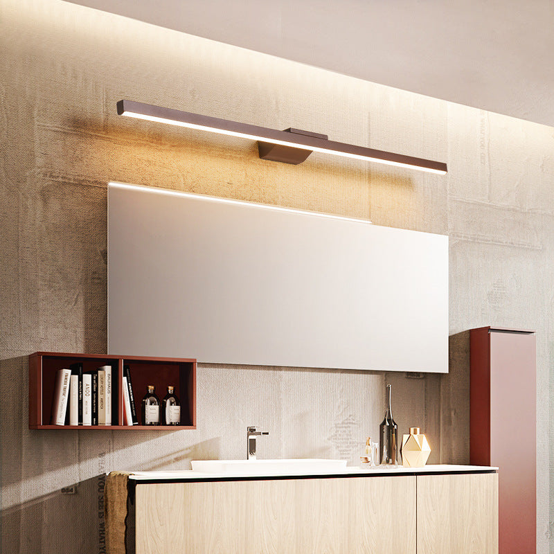 Minimalistisch Wandlampe Kieselgel Braun Badezimmer