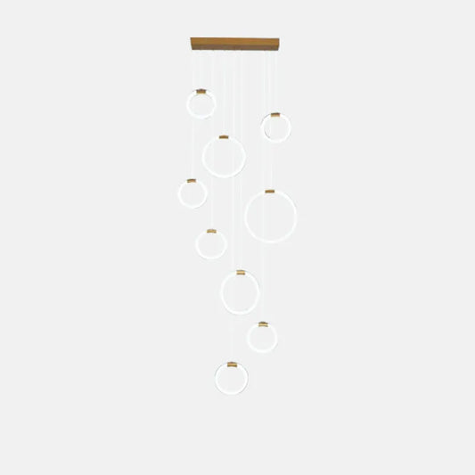 Modern Pendelleuchte Metall Gold Esszimmer