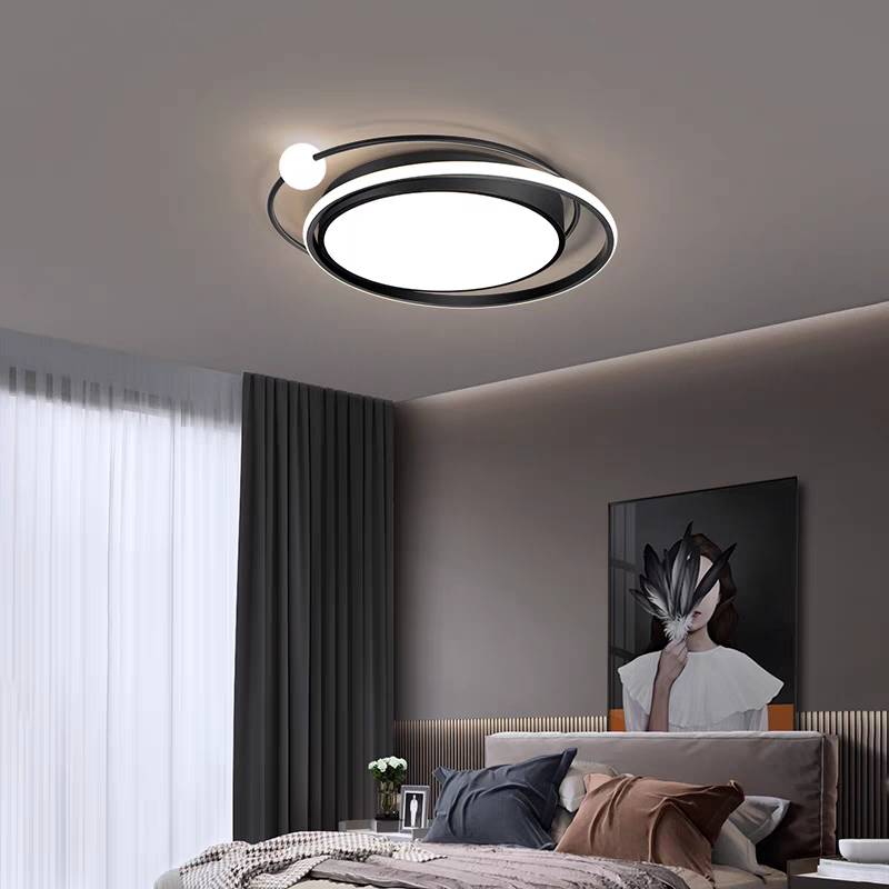Modern Deckenleuchte Metall Gold Wohnzimmer