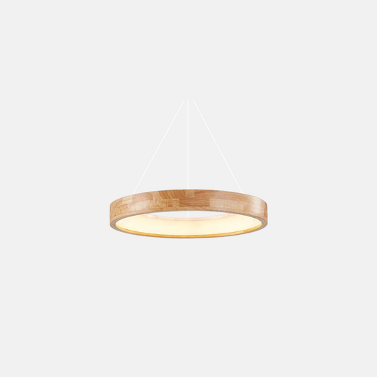 Art Deco Pendelleuchte LED Holz Unregelmäßig Wohnzimmer