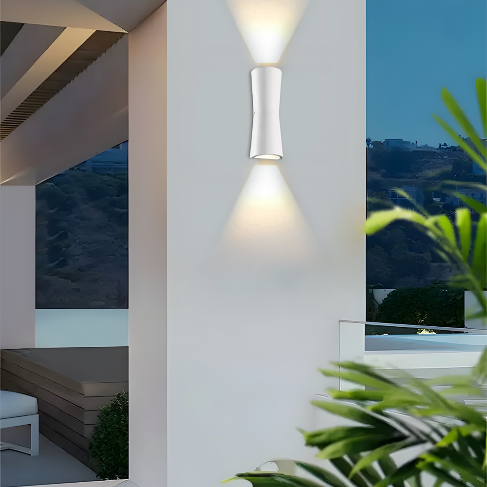 Modern Außenwandleuchte LED Zylinder Metall Garten/Flur/Terrasse