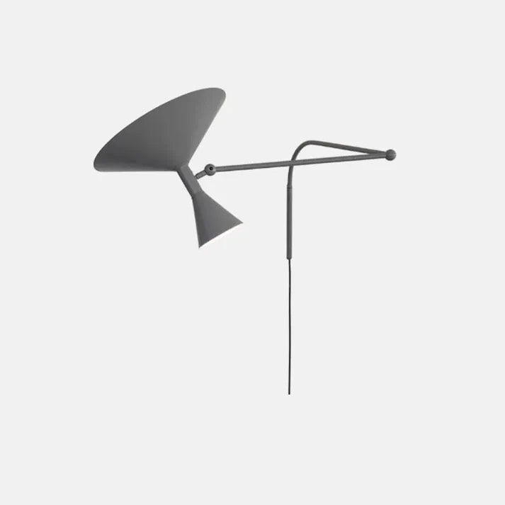 Modern Wandlampe Metall Schwarz Arbeitszimmer