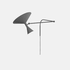 Modern Wandlampe Metall Schwarz Arbeitszimmer