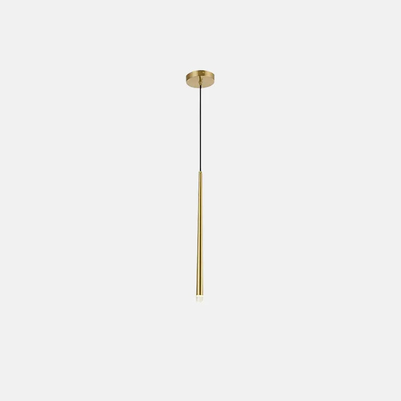 Minimalistisch Pendelleuchte Acryl Gold Esszimmer