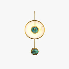 Minimalistisch Wandlampe Metall Gold Wohnzimmer