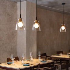 Modern Pendelleuchte Glas Klar Wohnzimmer