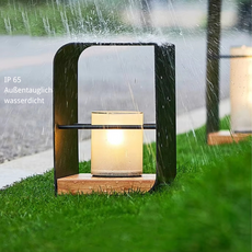 Modische LED-Außenleuchte, IP65 wasser- und winddicht, geeignet für den Einsatz im Garten und am Straßenrand