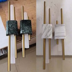 Modern Wandlampe LED Metall Gold Wohnzimmer