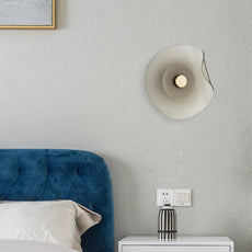 Nordic Wandlampe Metall Grau Schlafzimmer