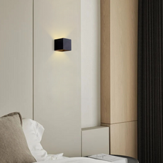 Modern Wandlampe Metall Grau Wohnzimmer