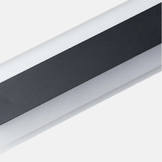 Moderne Außenwandleuchte LED Linear Schwarz Metall Garten/Balkon
