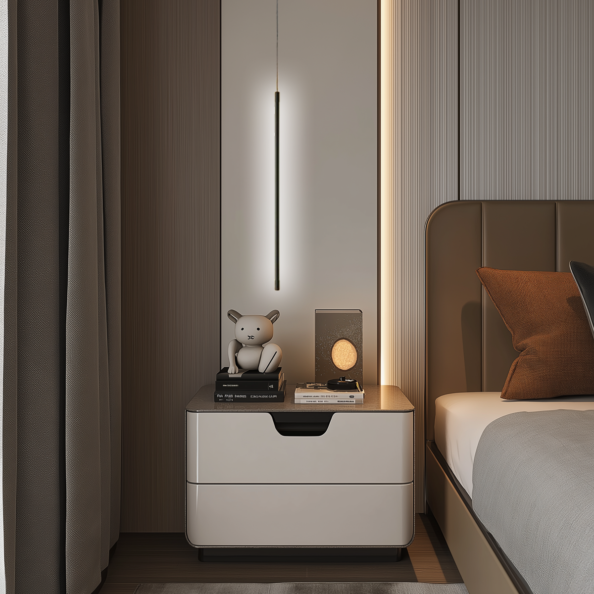 Moderne LED-Pendelleuchte Kaltweiß-perfekt  fuer Zusatzbeleuchtung