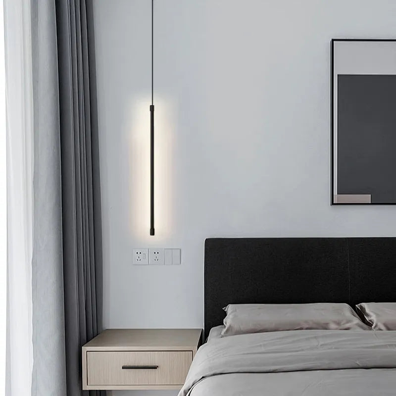 Moderne LED-Pendelleuchte mit augenschonendem, angenehmem Kaltweiß