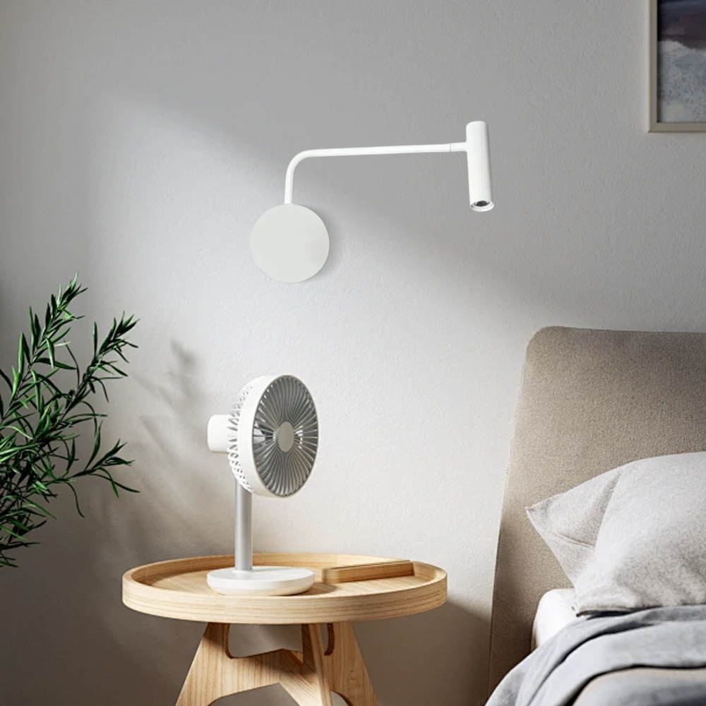 Modern Wandlampe Metall Schwarz Wohnzimmer