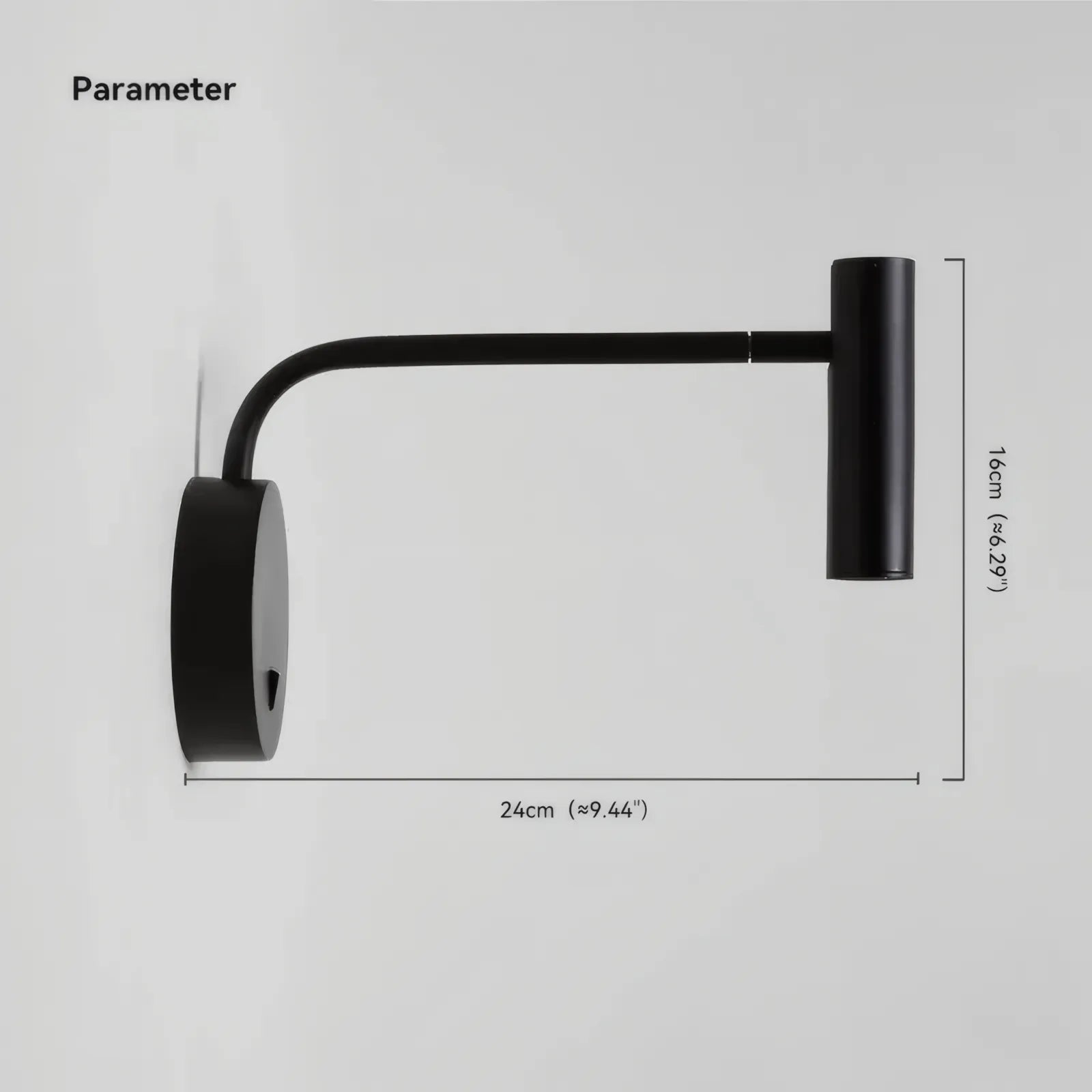 Modern Wandlampe Metall Schwarz Wohnzimmer