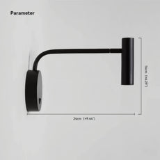 Modern Wandlampe Metall Schwarz Wohnzimmer