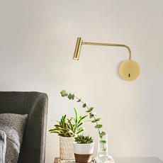 Modern Wandlampe Metall Schwarz Wohnzimmer