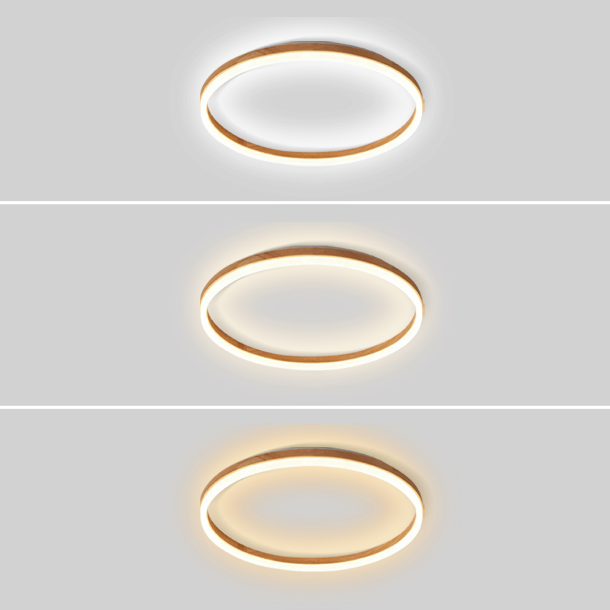 Minimalistisch Deckenleuchte LED mit 3 Farbwechsel über Wandschalter steuerbar,individualle  Beleuchtung