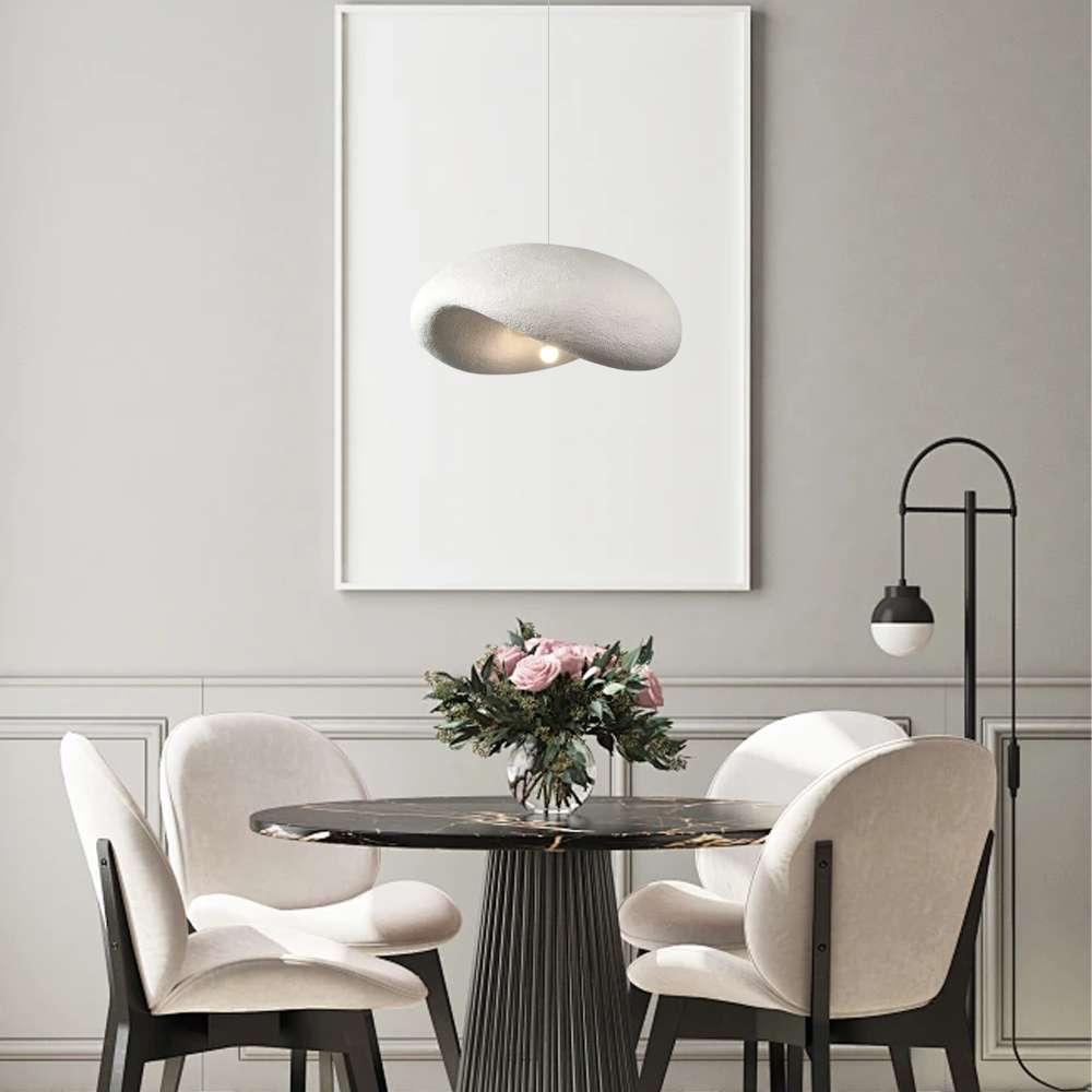  Modern Pendelleuchte LED Styropor Milchig Weiß-Stabilität und Langlebigkeit