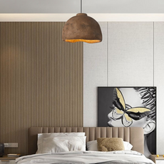 Art Deco Pendelleuchte LED Kuppel Grau Polyethylen Esszimmer